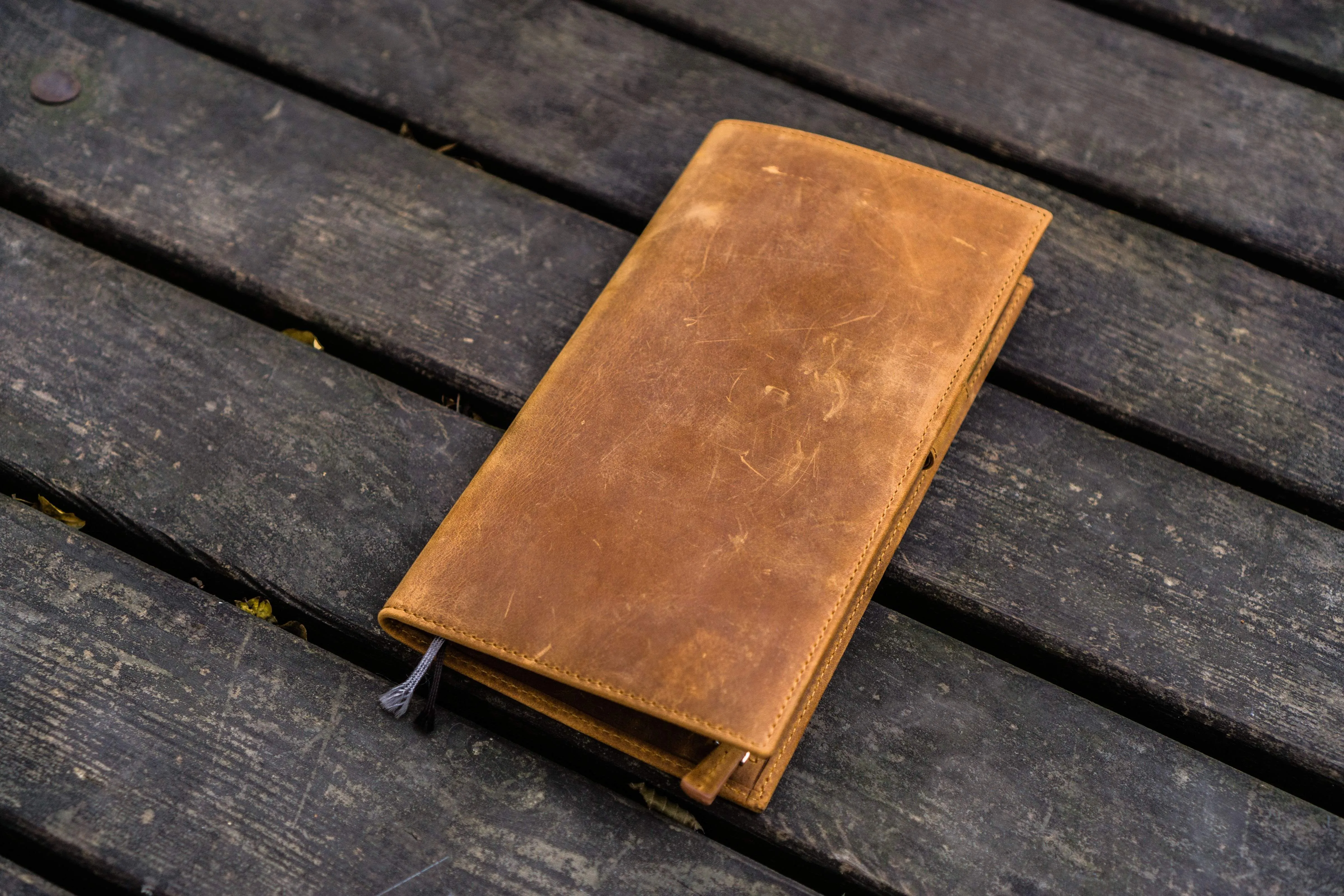 Leather Hobonichi Weeks Cover - Crazy Horse Brown