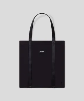 Light Ripstop Tote Bag: Black