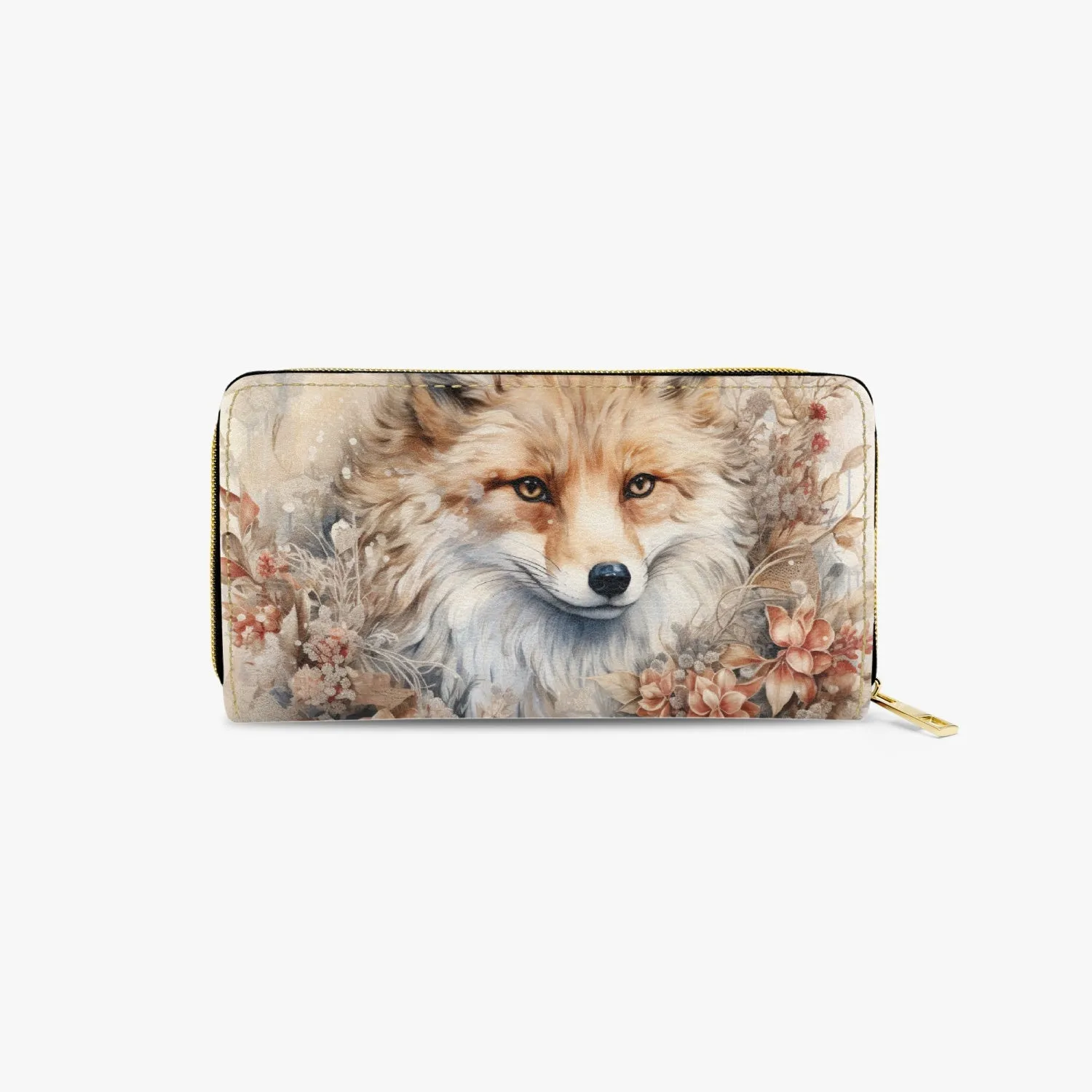 Long Type Zipper Purse - Fox