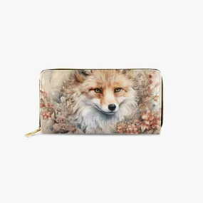 Long Type Zipper Purse - Fox