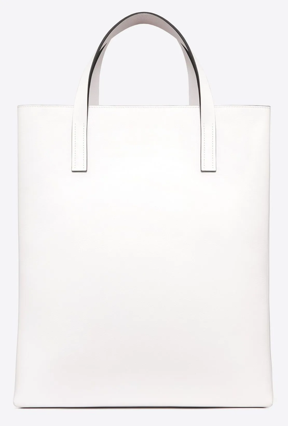 Long Vring Shopping Tote, White