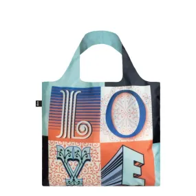 Loqi Reusable Shopping Bag Nartina Flor Collection - Love