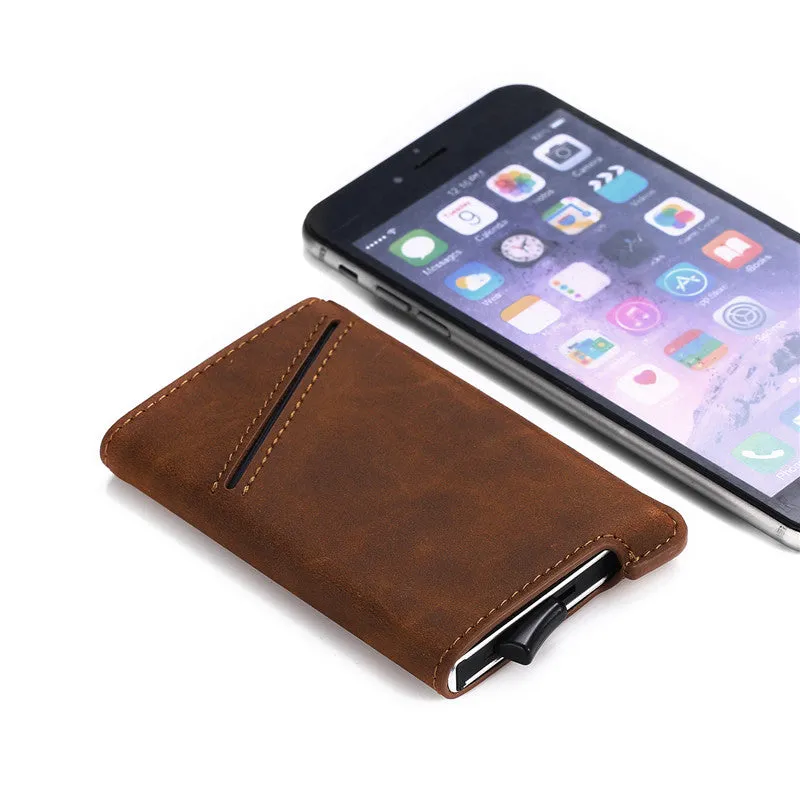 Madison Coffee Slim Wallet