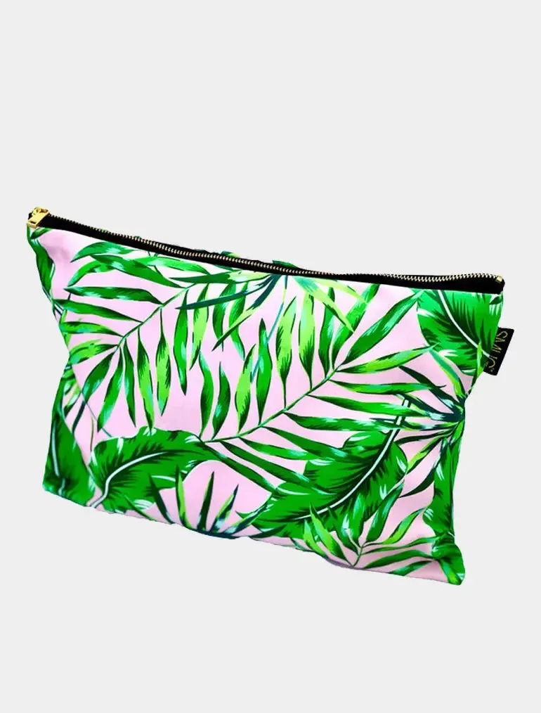 Makeup & Beauty Accessories Bag - Palm Print