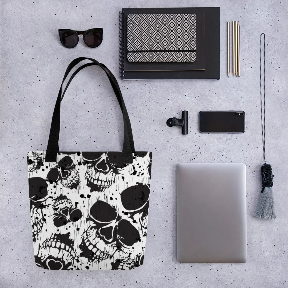 Manic Skull Tote bag