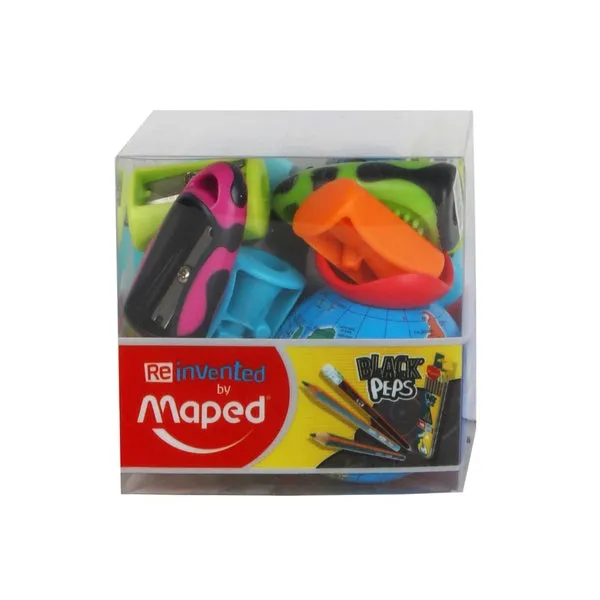 Maped Assorted Sharpners 12 Pcs