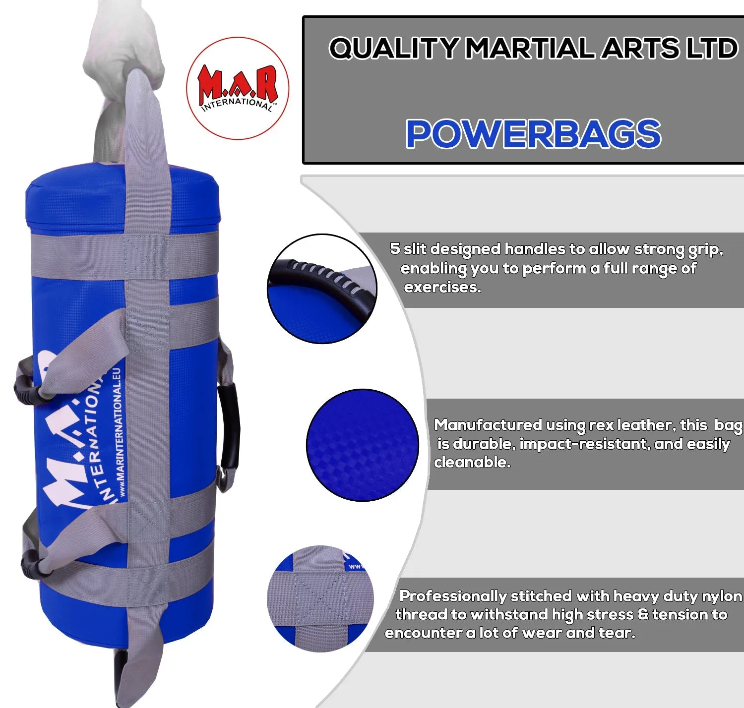 MAR-371 | 20KG Power Core Weighted Bag (BLUE)