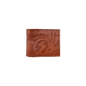 Men's Bi-Fold Wallet - Medium Brown