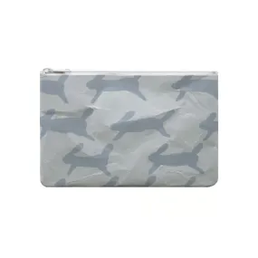 mina perhonen: Pencil Case - run run run / L Size / Gray - , Made in Japan,  Japanese pen case