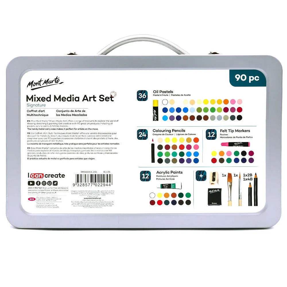 Mixed Media Art Set Signature 90pc