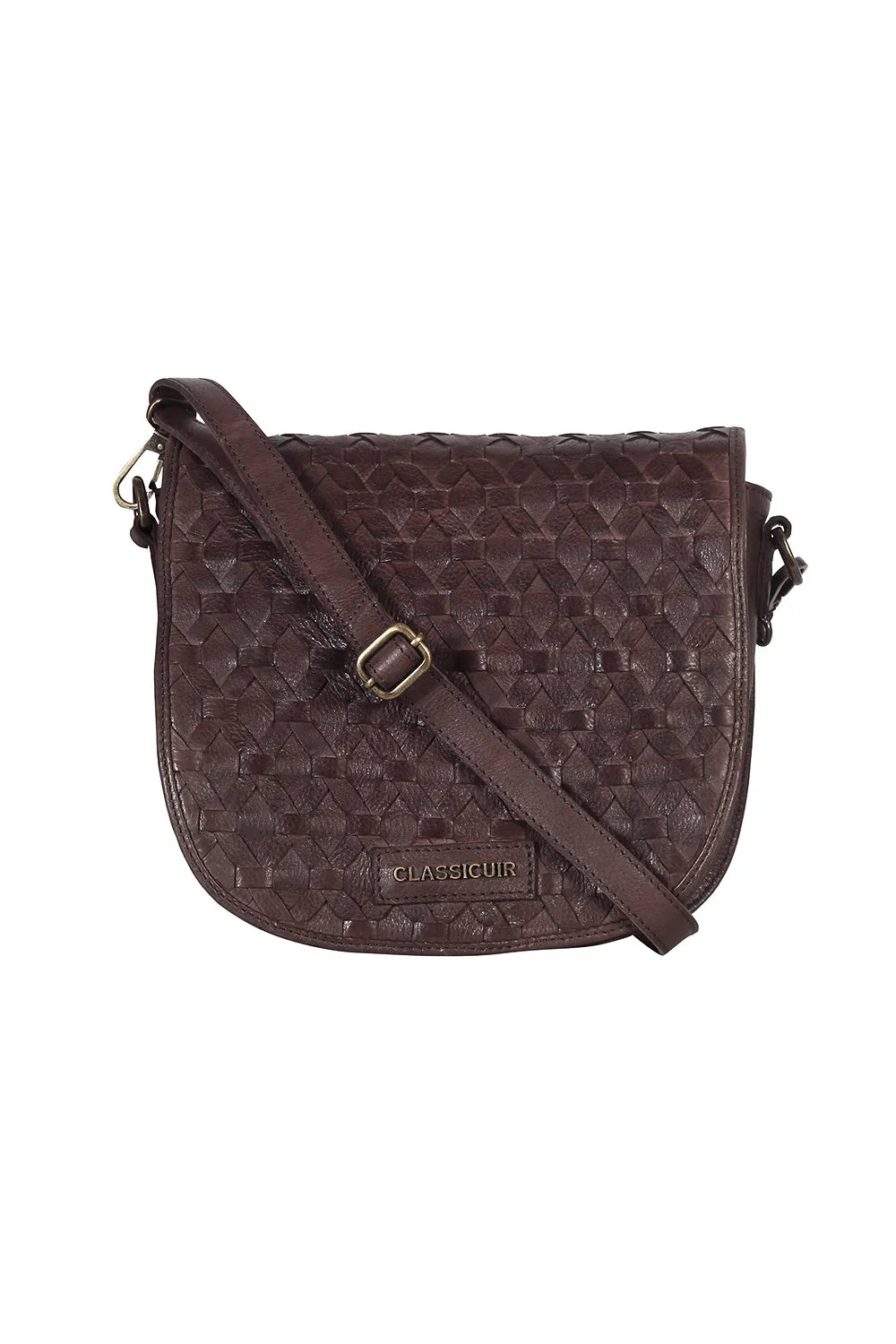 Nantes Cross Weave  Crossbody Bag