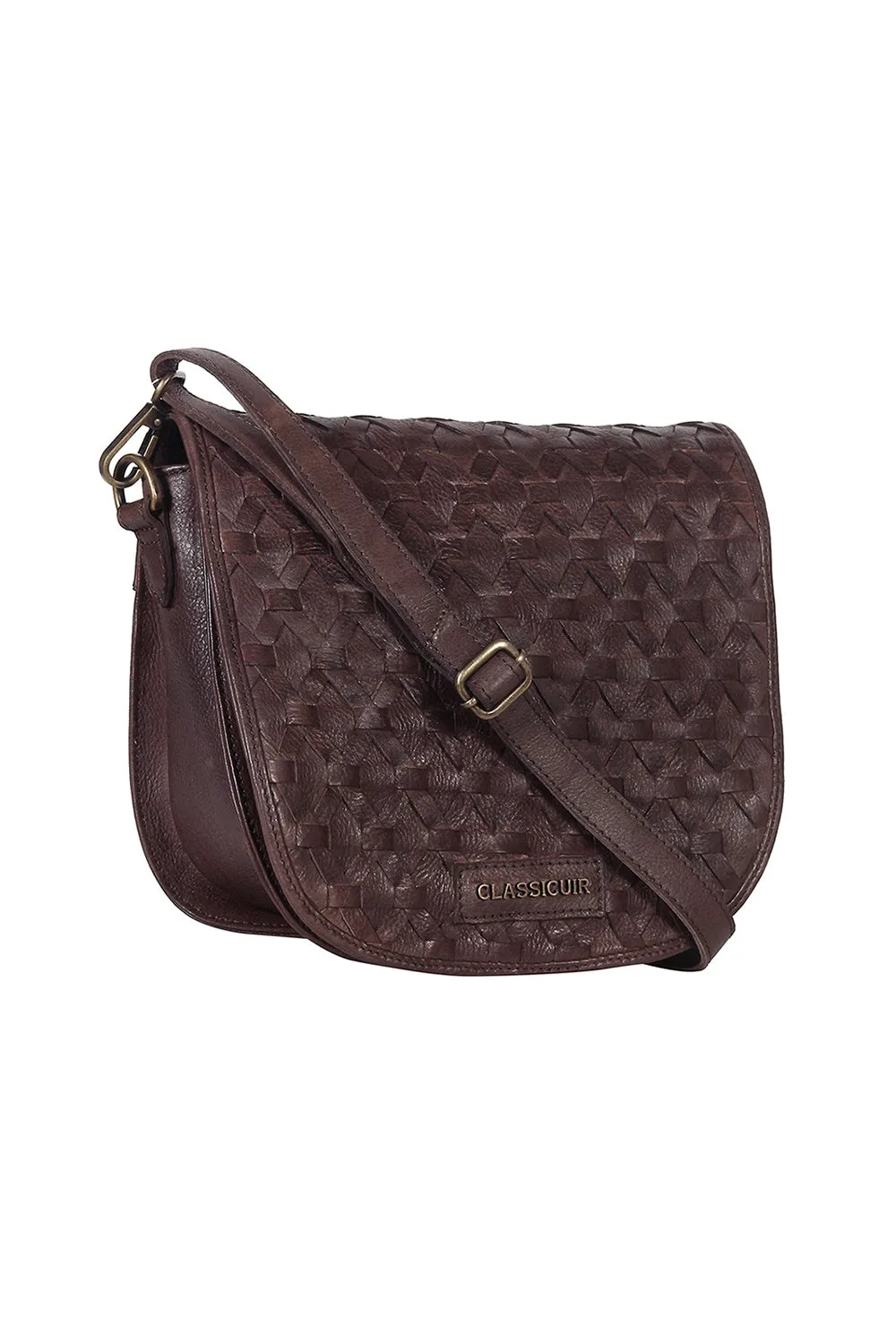 Nantes Cross Weave  Crossbody Bag