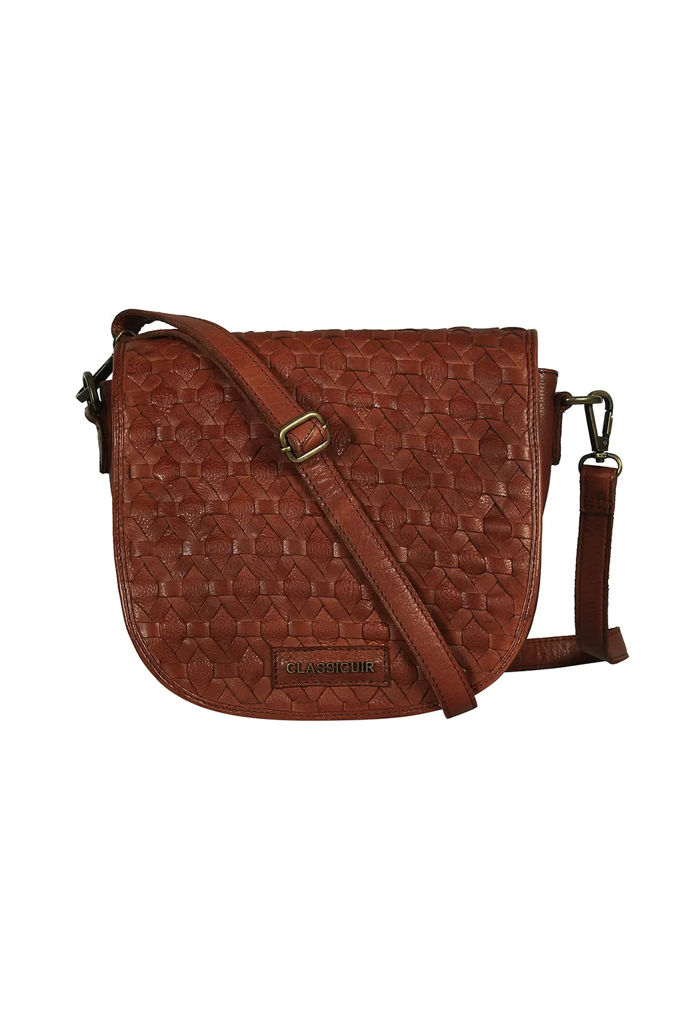 Nantes Cross Weave  Crossbody Bag