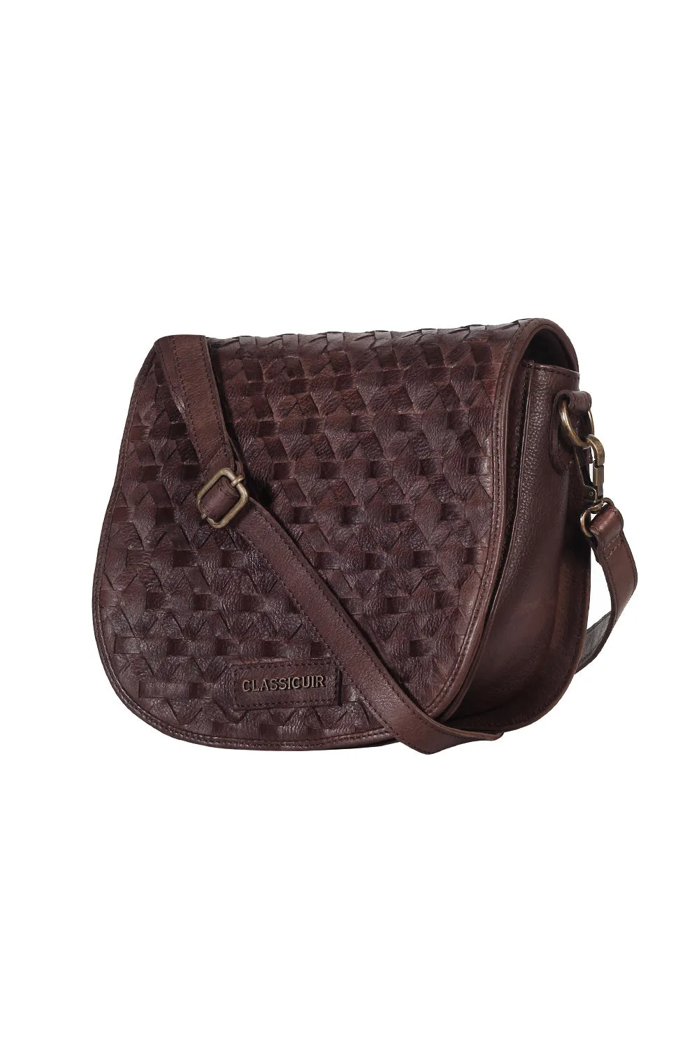 Nantes Cross Weave  Crossbody Bag