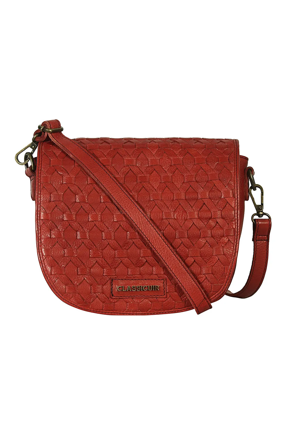 Nantes Cross Weave  Crossbody Bag