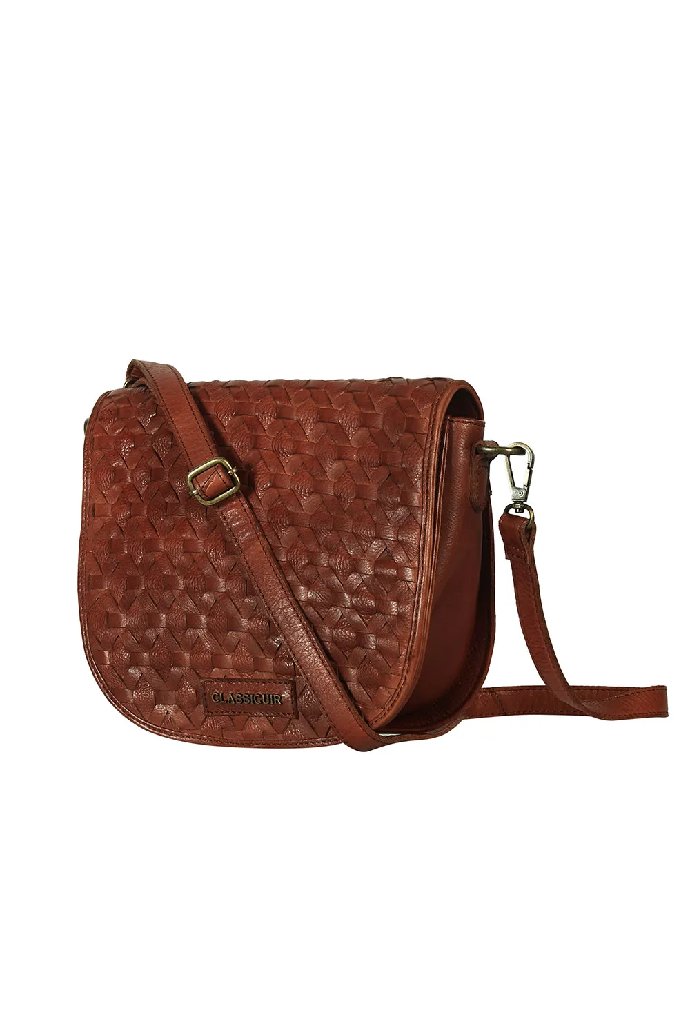 Nantes Cross Weave  Crossbody Bag