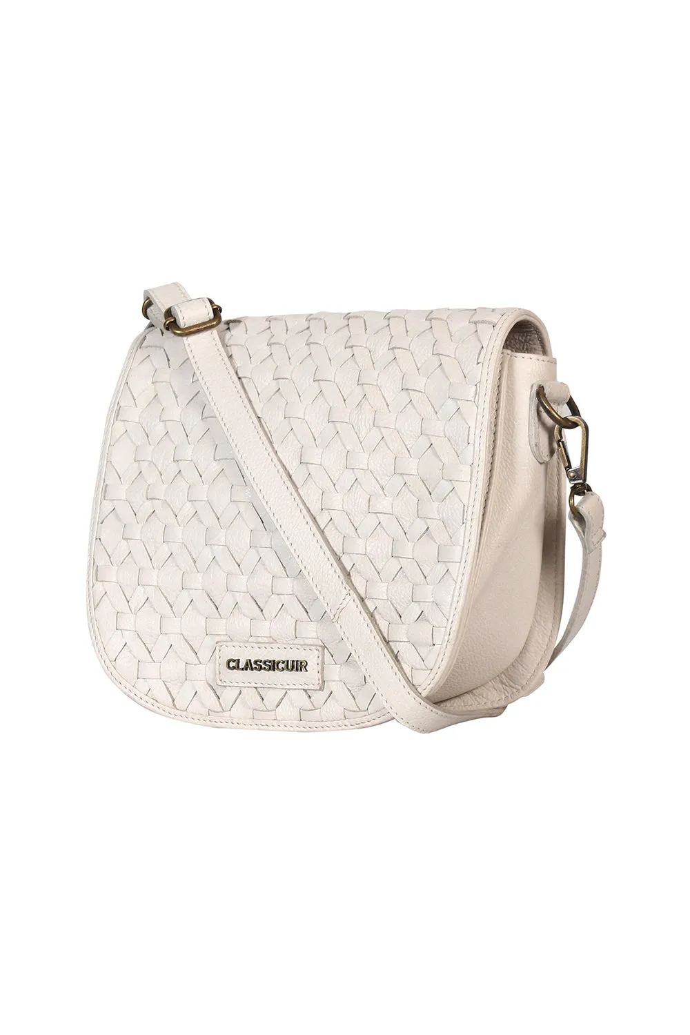 Nantes Cross Weave  Crossbody Bag