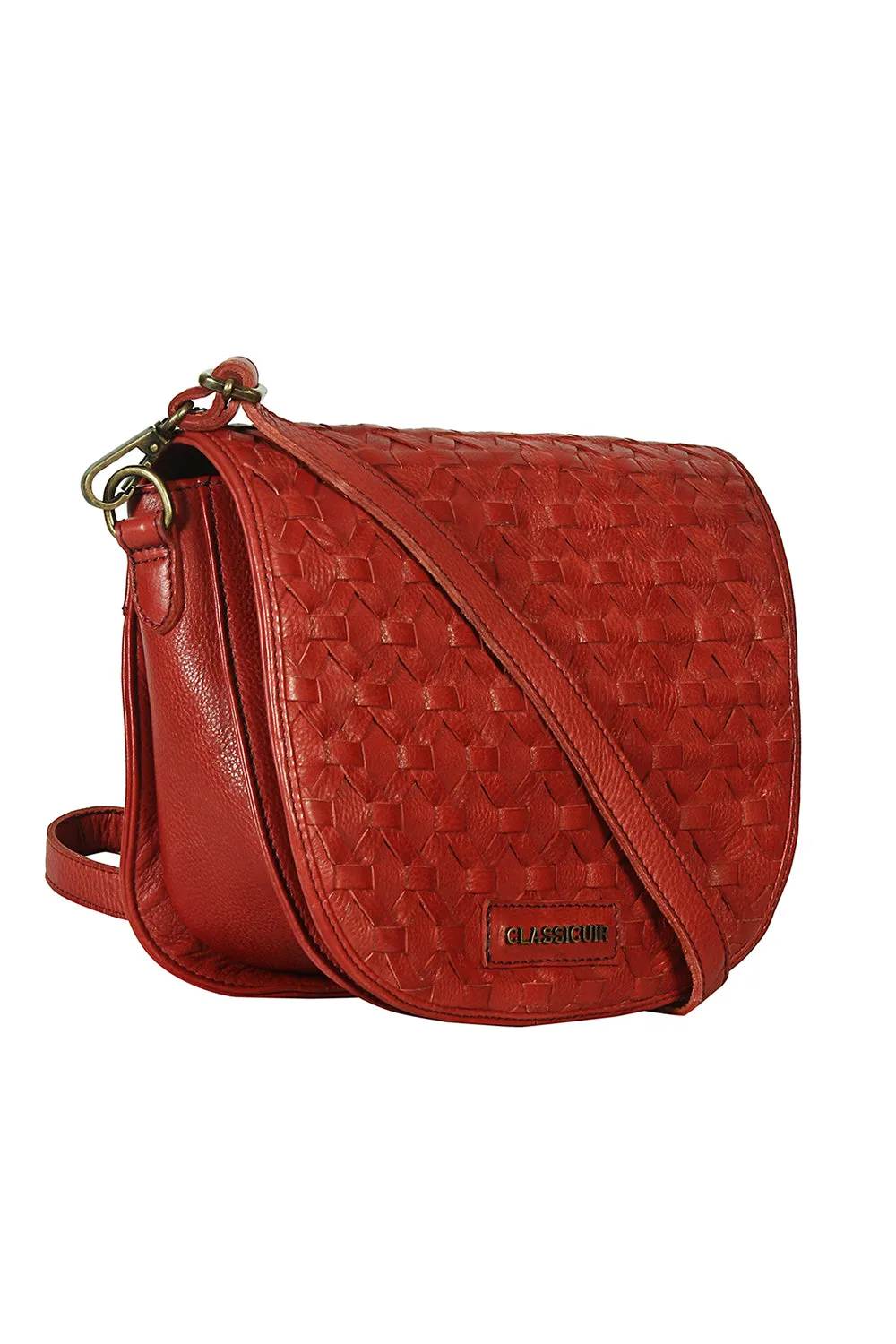 Nantes Cross Weave  Crossbody Bag