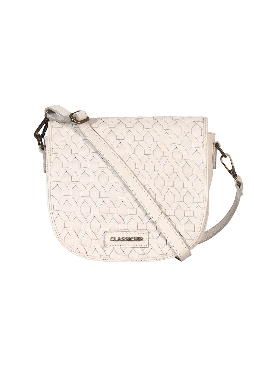 Nantes Cross Weave  Crossbody Bag