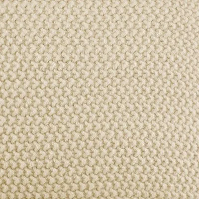 New - 26"x26" Oversized Bree Knit Square Throw Pillow Cover Ivory - Ink Ivy