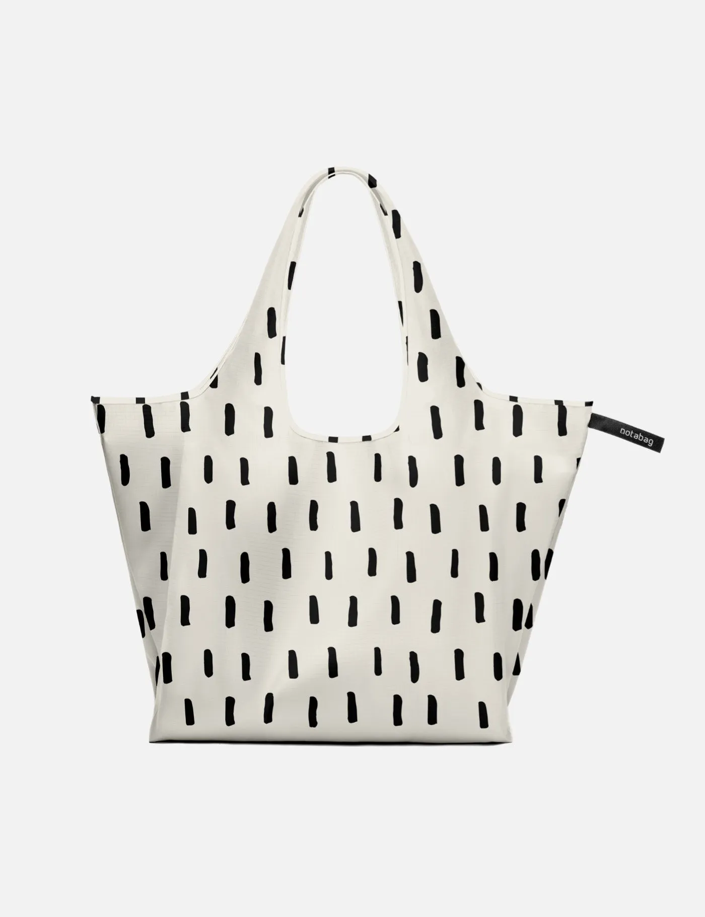 Notabag Tote – Black Brush