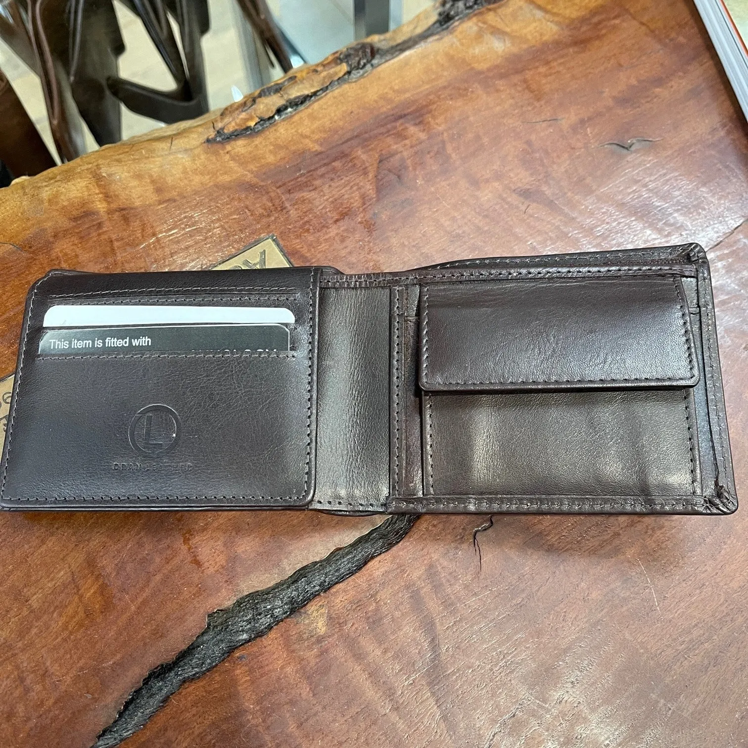 Oran Leather - Hamburg Wallet - | Brown | Cognac | Black