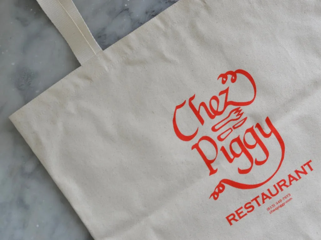 Pan Chancho   Chez Piggy Tote Bag