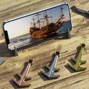 R-Just Anchor Magnetic Metal Stander Desktop Holder for Smartphones and Tablets