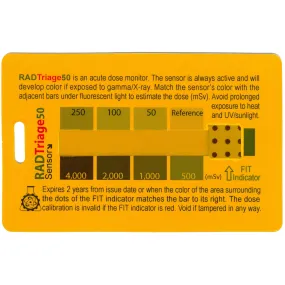 RADTriage50 Personal Dosimeter & Manual