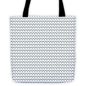 Ram Skulls Repeat Pattern Tote Bag by Robert Bowen