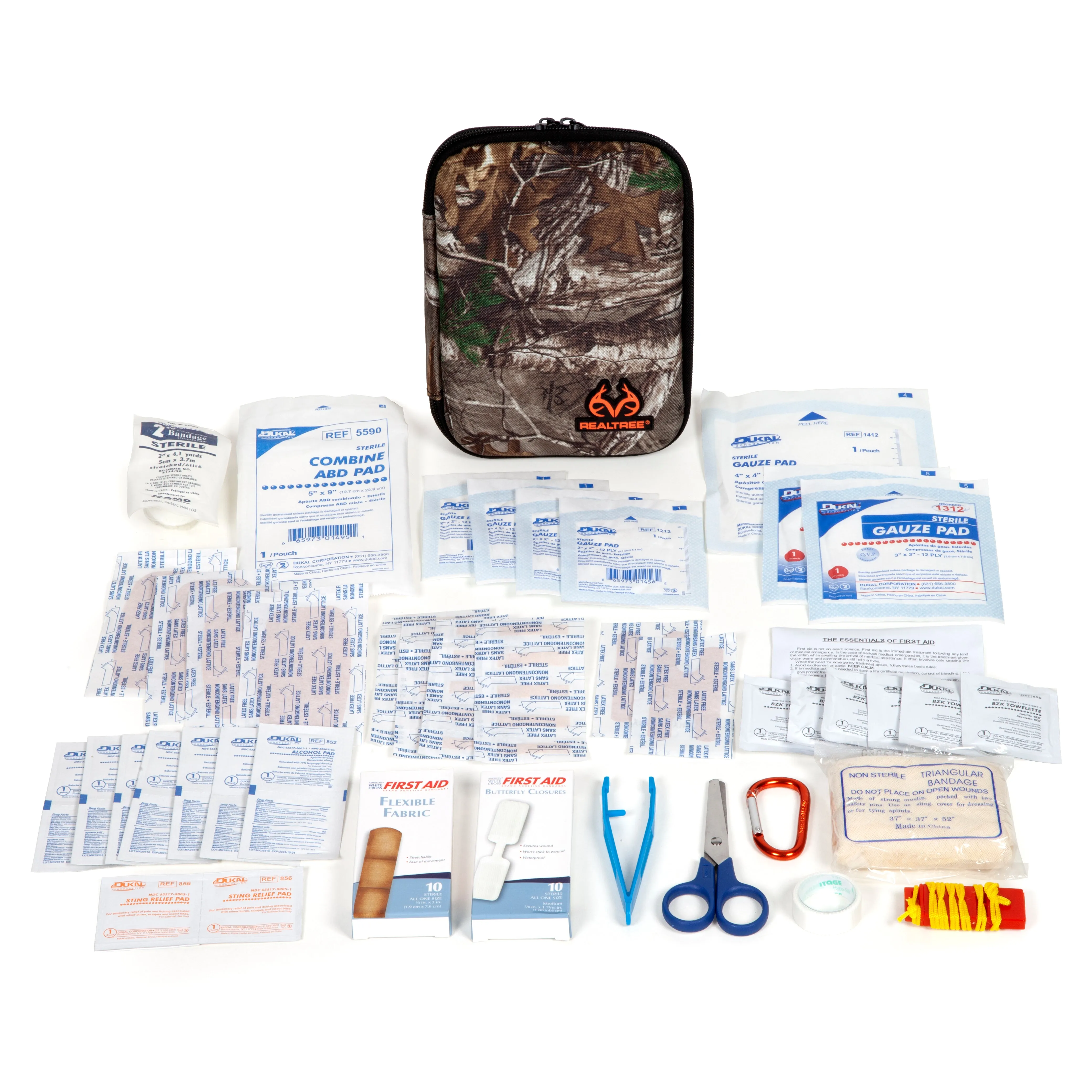 Realtree Large Hard-Shell Foam First Aid Kit - 85 Piece