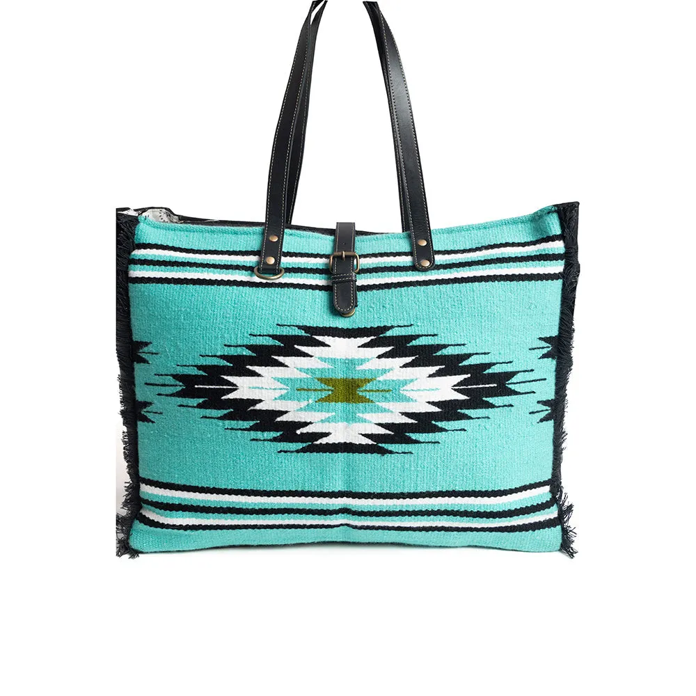 Riverbend Serape Weekender Bag