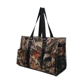 SALE! Black Camo NGIL Zippered Caddy Organizer Tote Bag