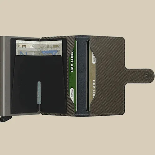 Secrid Miniwallet The CARBON Khaki