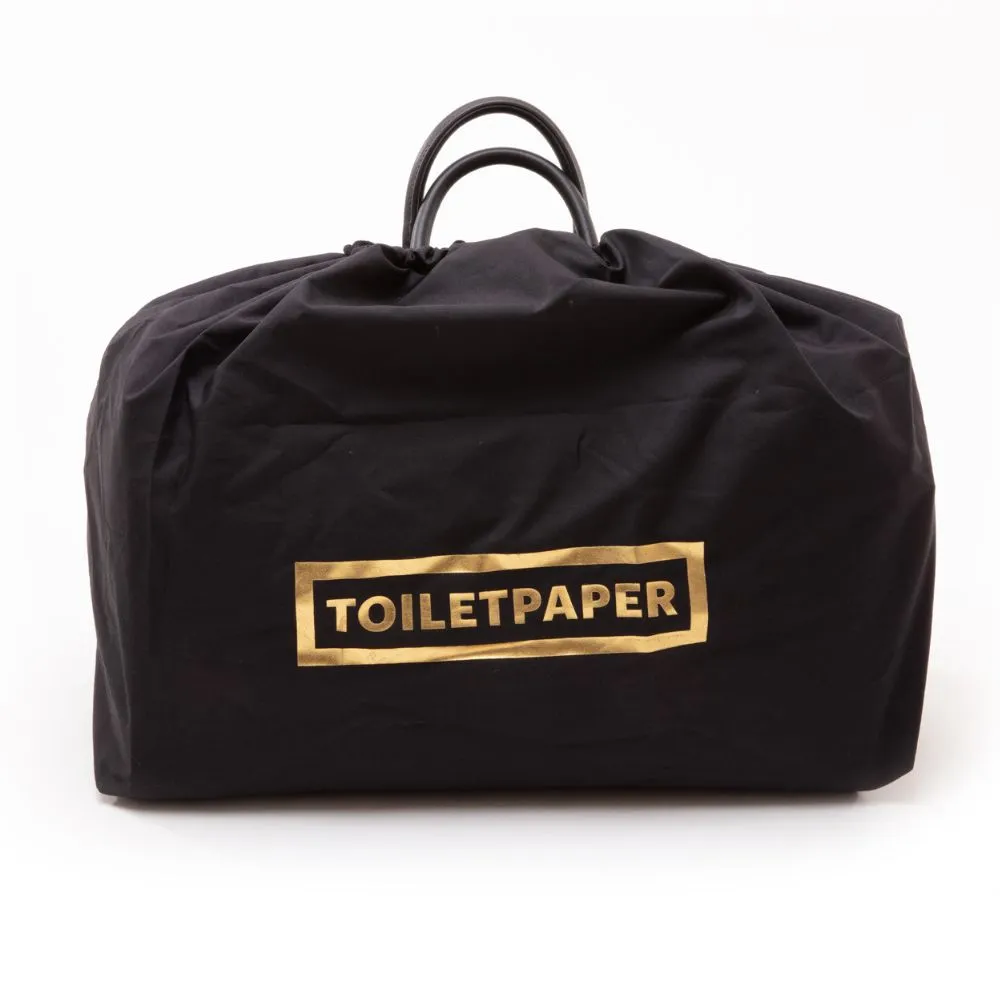 Seletti Toiletpaper Travel Travel Bag Lipsticks Black