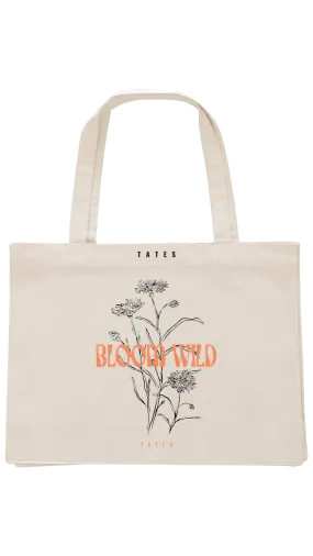 Shopping bag mit "Bloom wild" Motiv