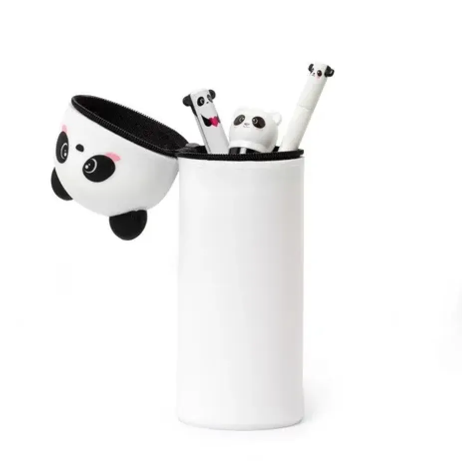 Silicone Pencil Case - Panda