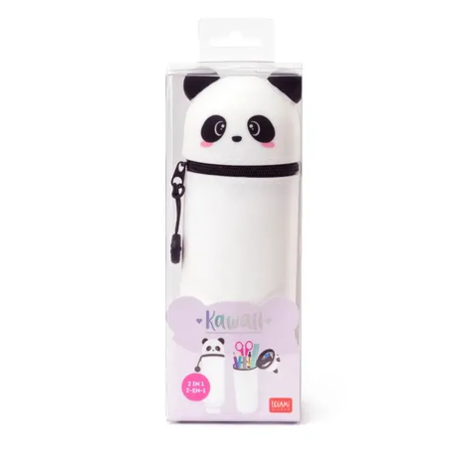 Silicone Pencil Case - Panda