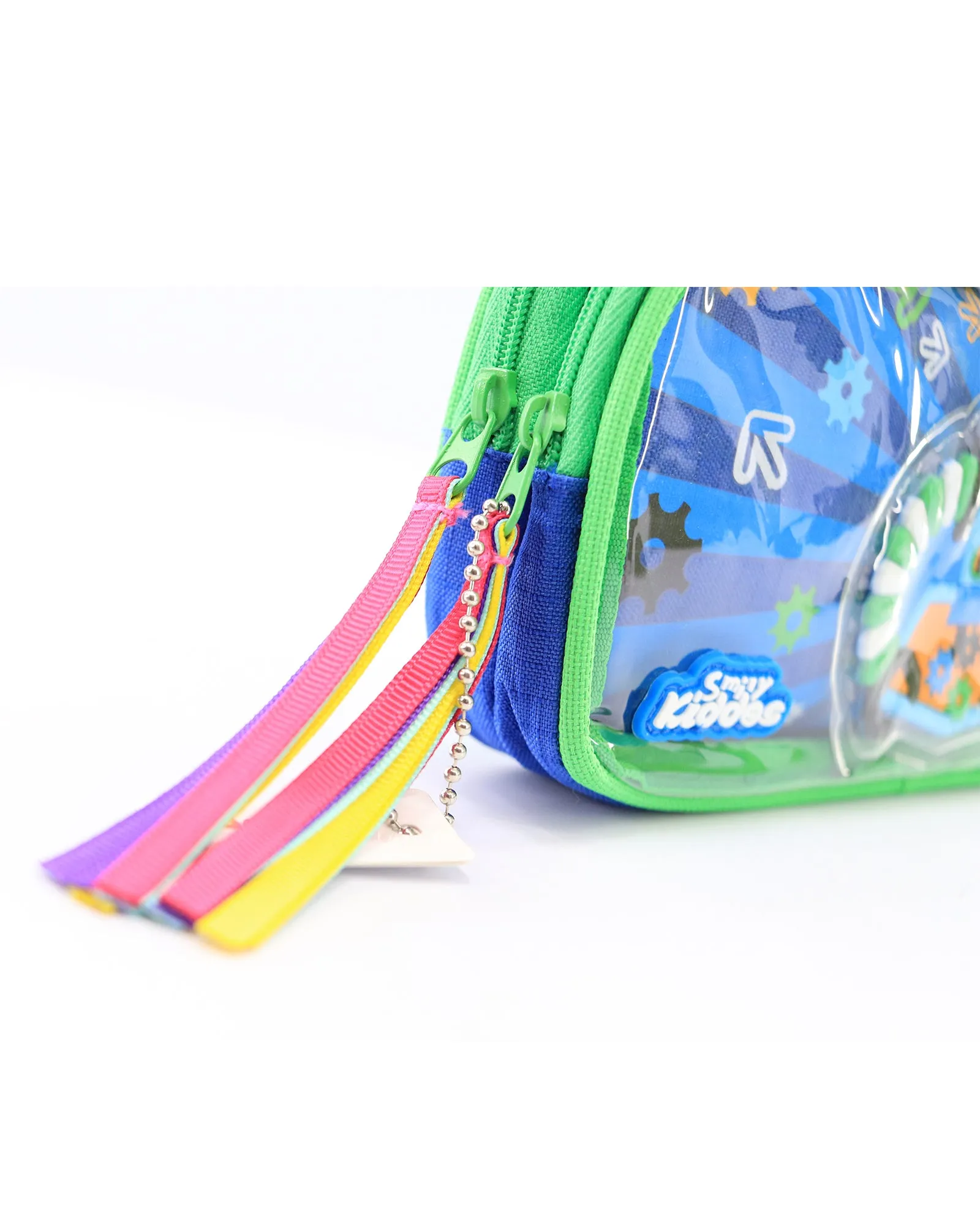 Smily Kiddos Fancy Transparent Pencil Case Blue