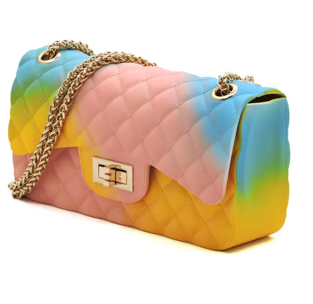 “Starbright” Medium Jelly Shoulder Bag