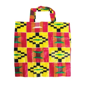 Strawberry Lemonade Kente Mini Tote Bag