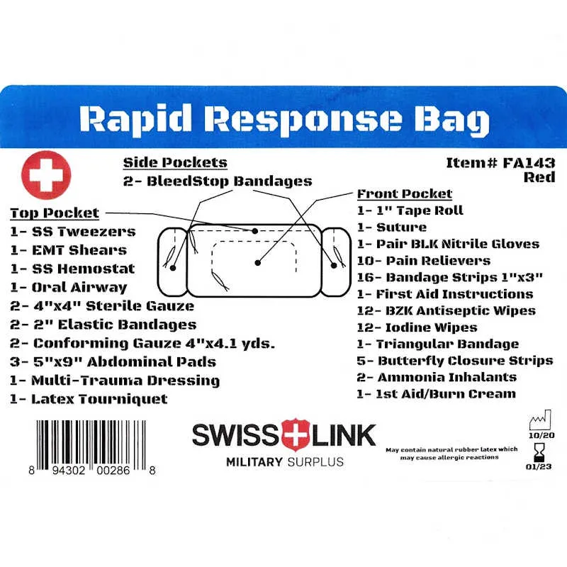 Swiss Link | First Aid Rapid Response Kit | EDC