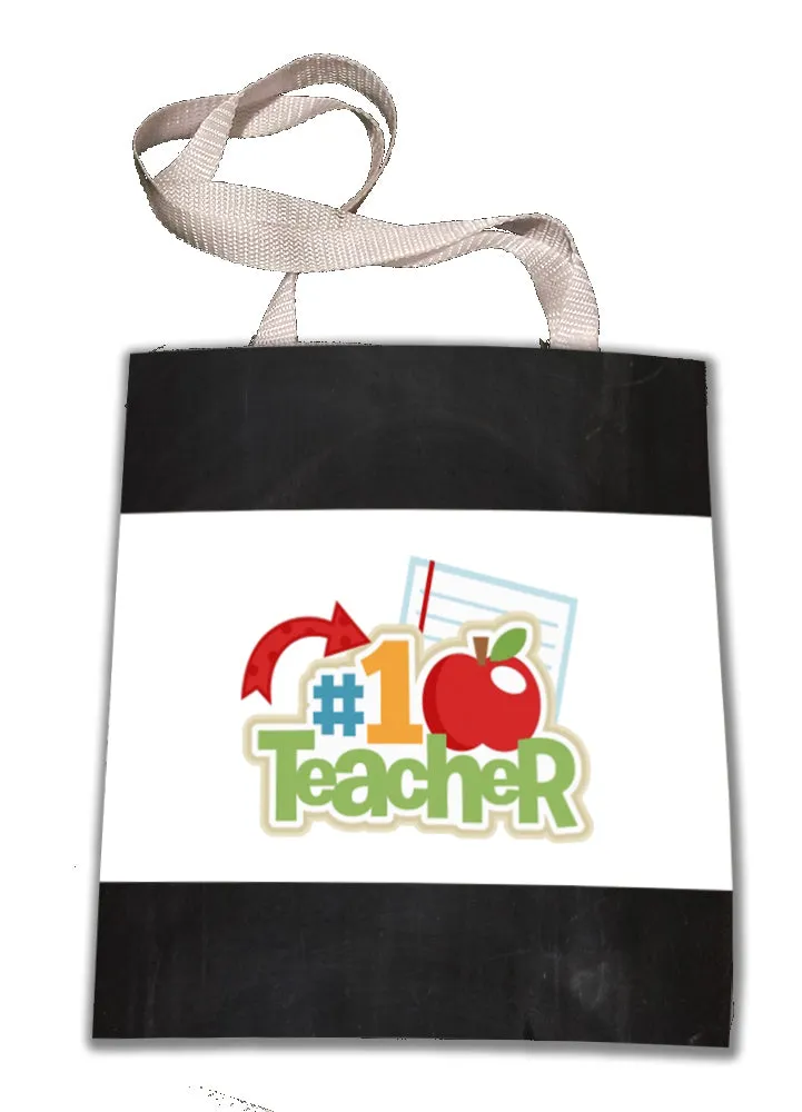 Teacher collection (Tote bag, notebook, pouch, mug, cushion) #1 Teacher black