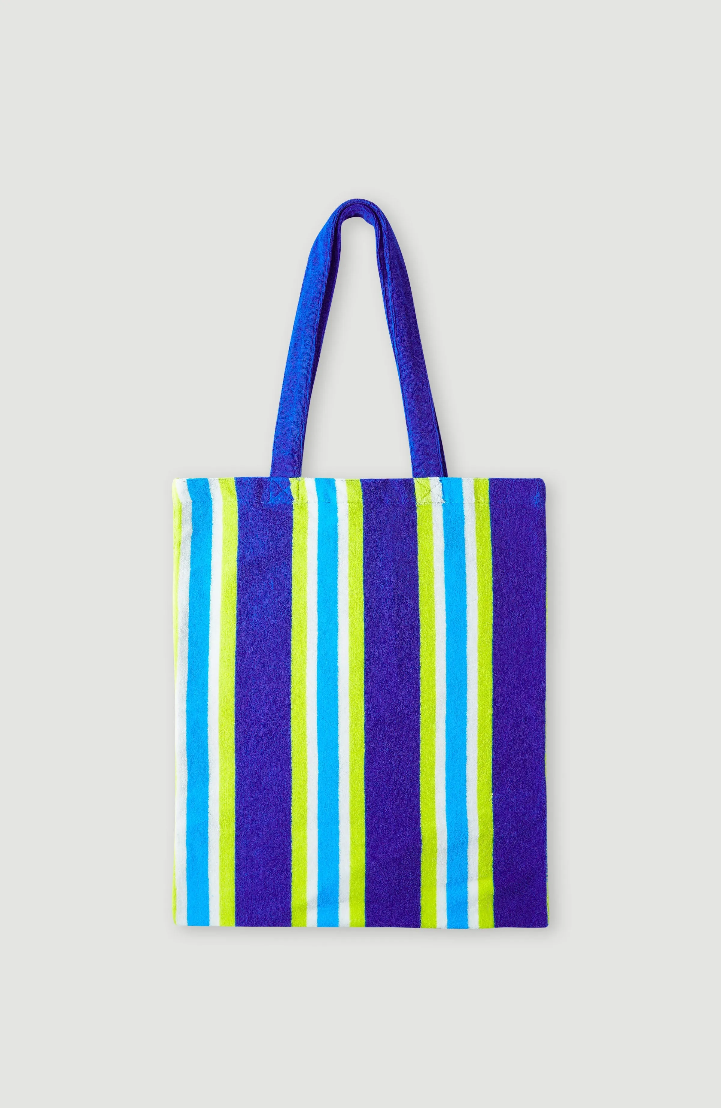 Terry Tote Bag | Blue Towel Stripe