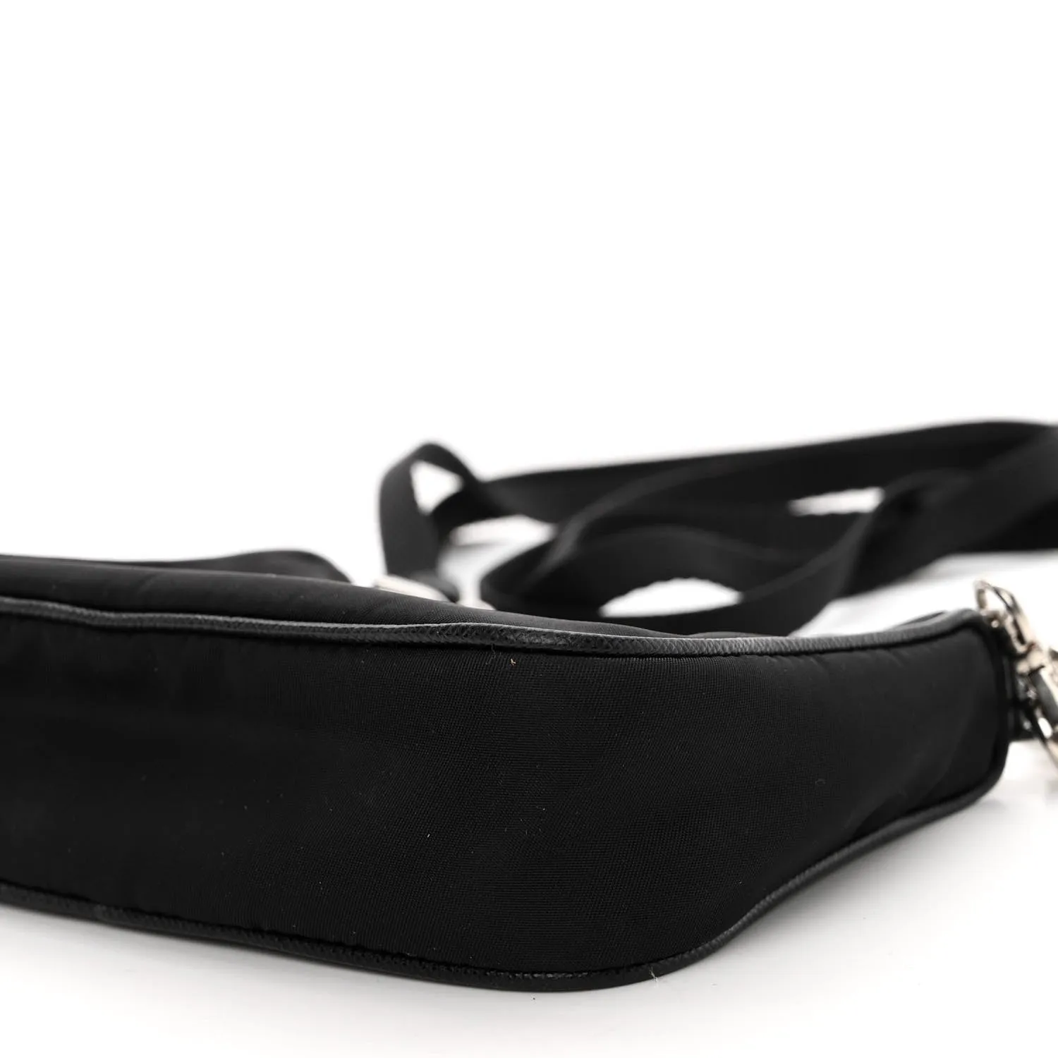 Tessuto Nylon Mini Re-Edition 2000 Shoulder Bag Black