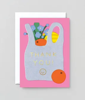 Thank You Shopping Bag Card