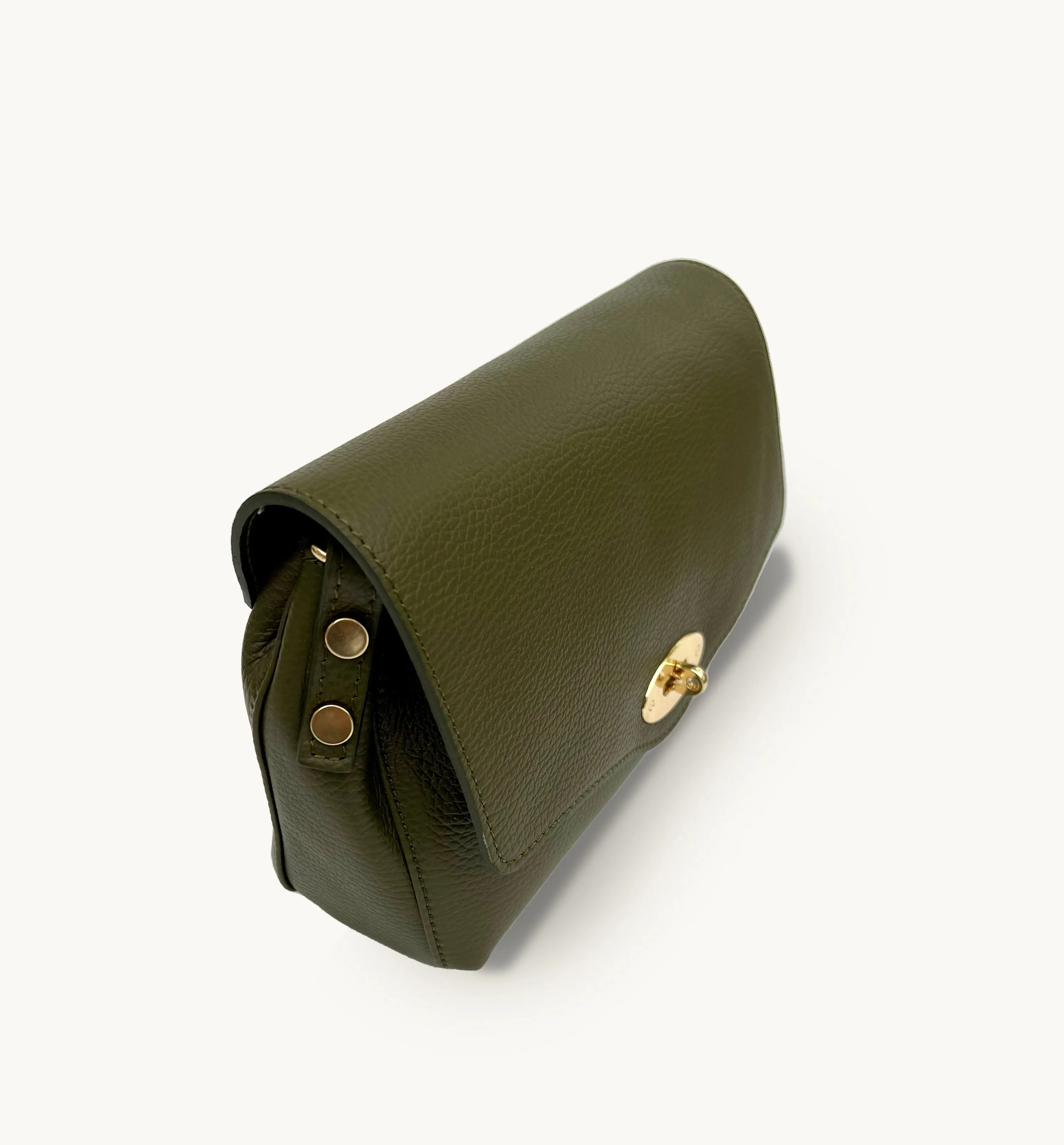 The Maddie Midi Olive Leather Bag