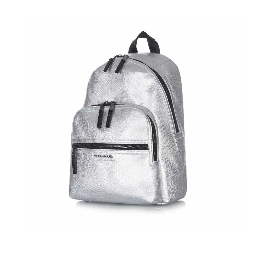 Tiba   Marl Elwood Changing Backpack - Silver