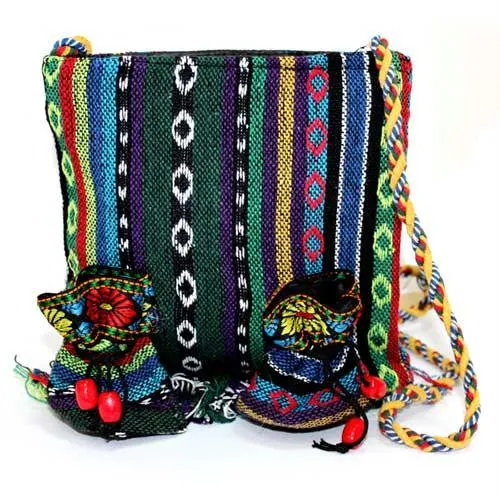 Tibetan Fringe Bag - Medium & 2 Pouch