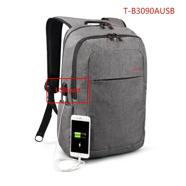 Tigernu Anti-Theft 14.1Inch Canvas Laptop Bagpack